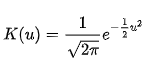 Gaussian formula